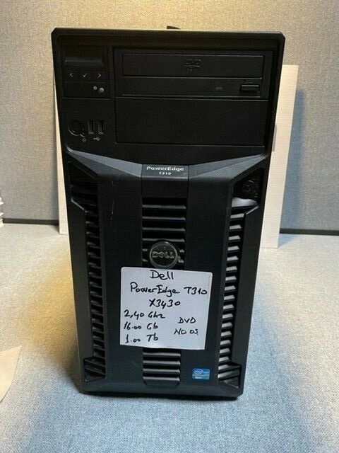 Dell PowerEdge T310 Intel Xeon X3430 2.4GHz 16GB 1TB DVD NO OS