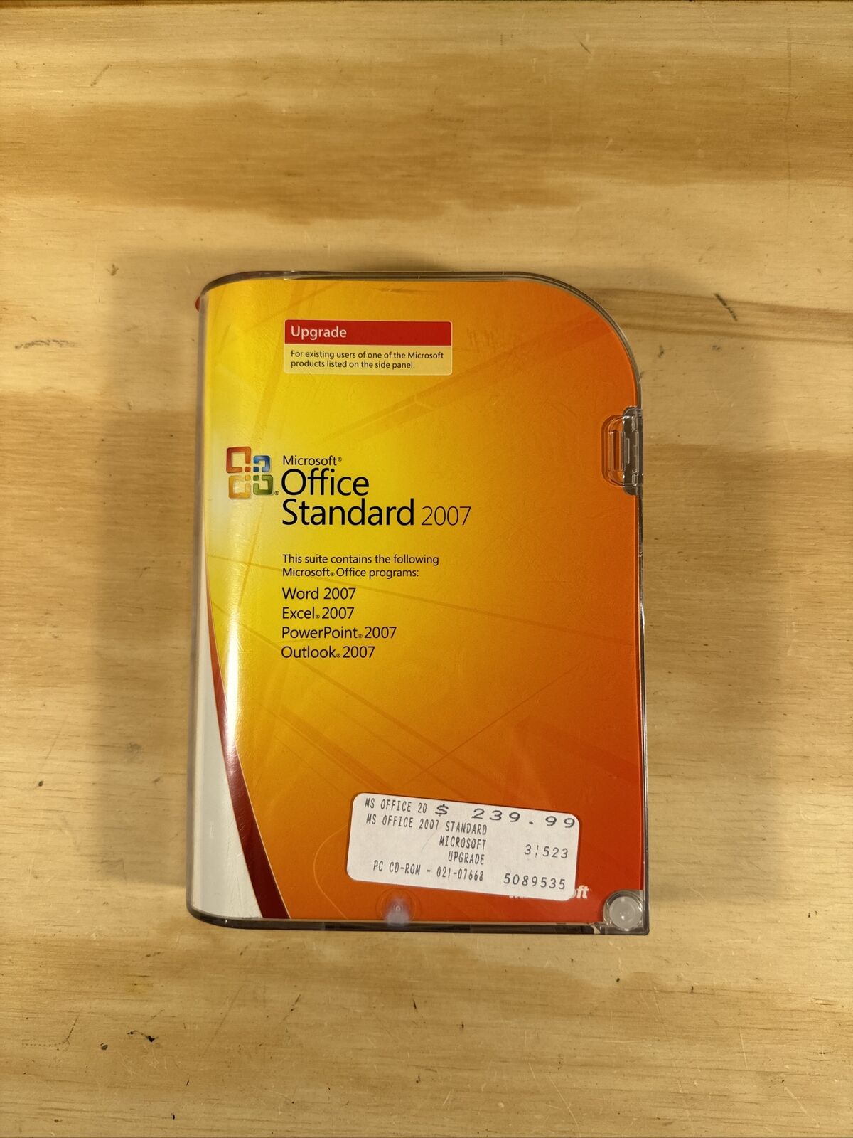 Microsoft Office Standard 2007 Upgrade W/ Key Word Excel PowerPoint Outlook