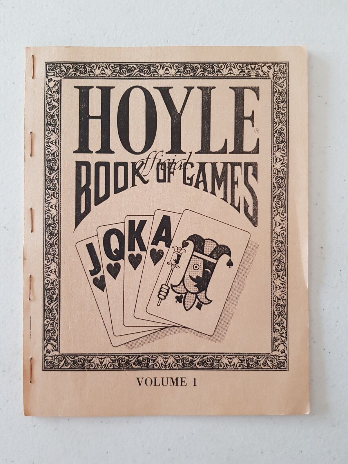 Computer Game Instructions - Hoyle Official Book Of Games Volume 1 Sierra 3.5 
