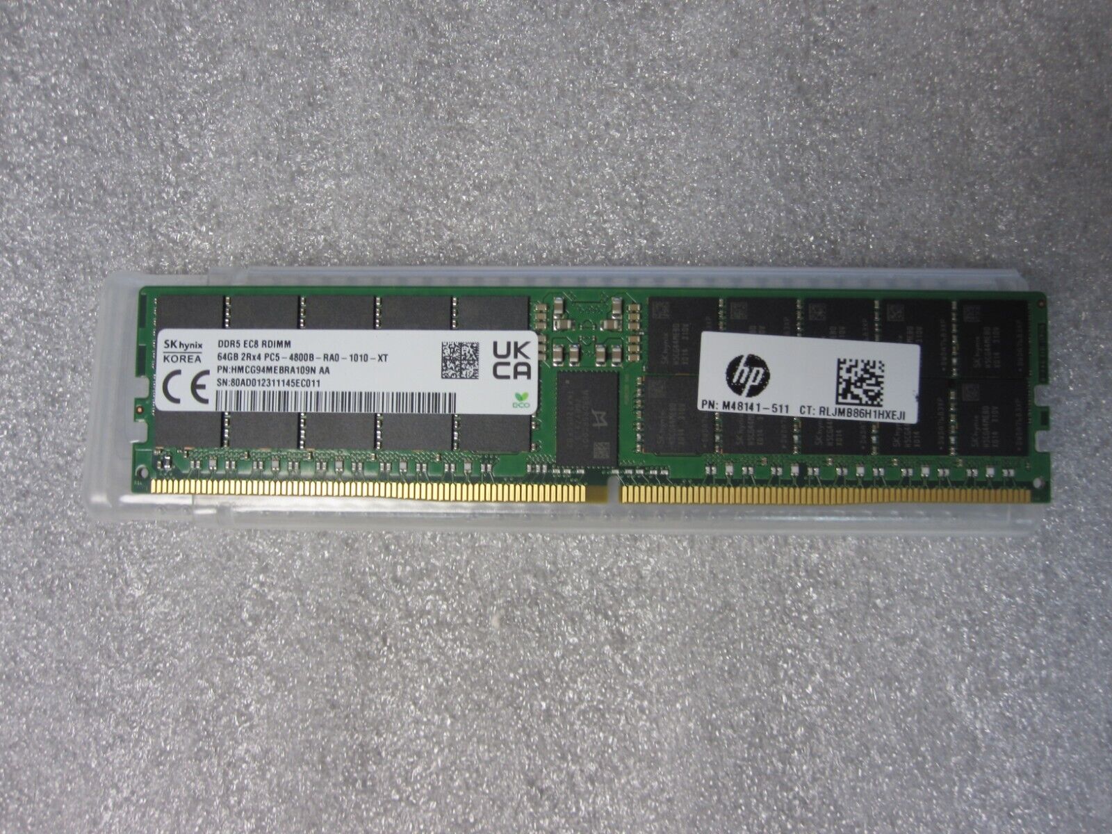 New HP OEM 64GB DDR5 PC5-4800B 2Rx4 M48141-511 ECC RDIMM Hynix - Z8 Z6 Z4 G5