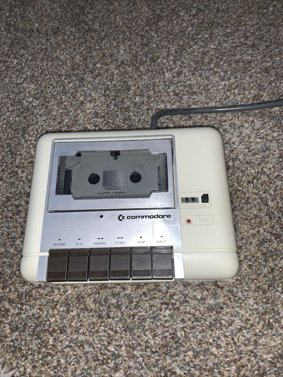 Commodore 64 C2N Datasette Cassette Tape -  UNTESTED