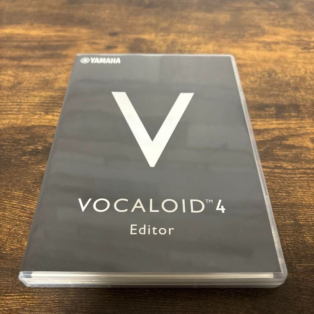 YAMAHA VOCALOID4 Editor PC Software From Japan Used Very Good Condition F/S JPN