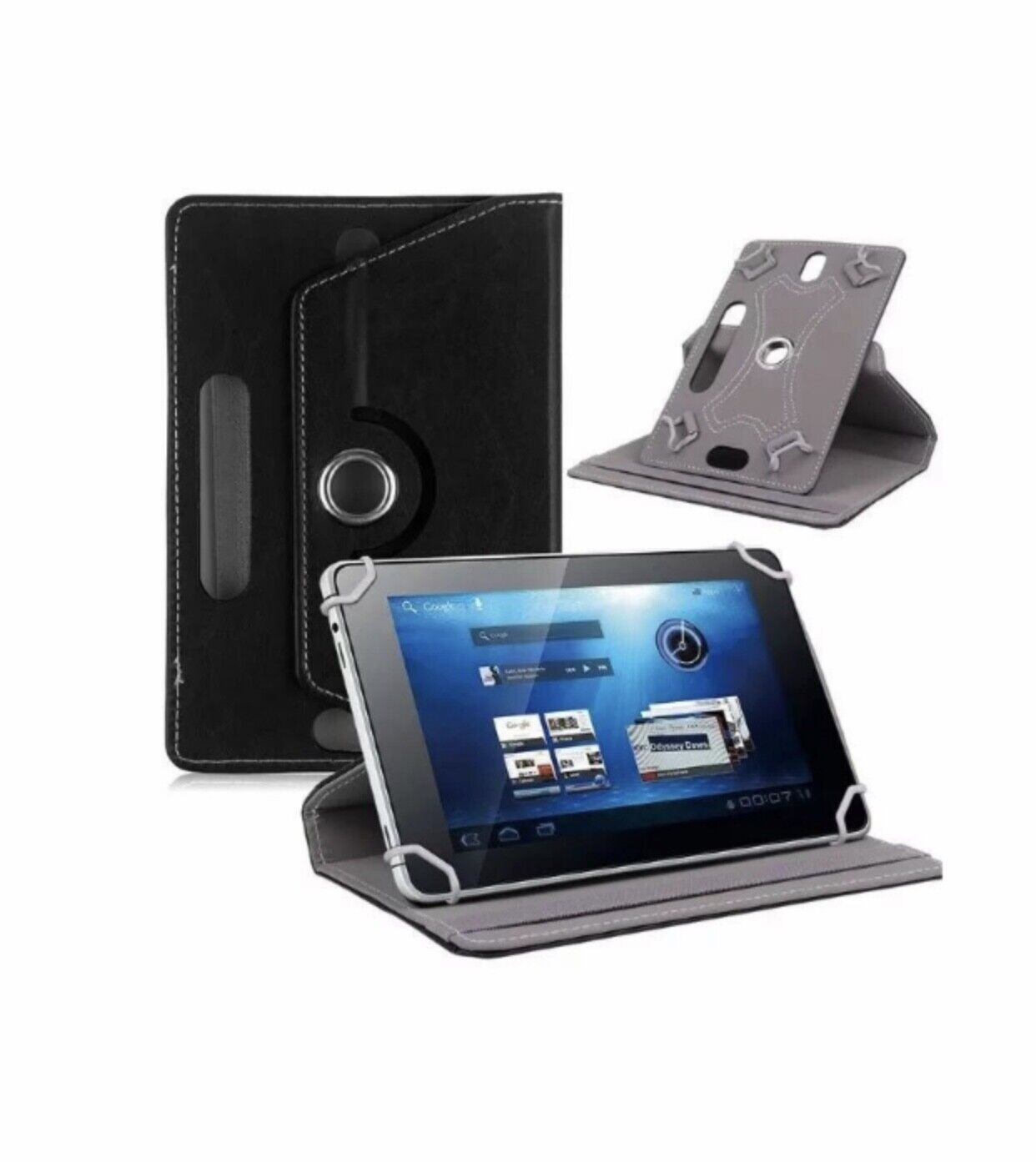 360° Folio Leather Case Cover For Universal Android Tablet PC 7