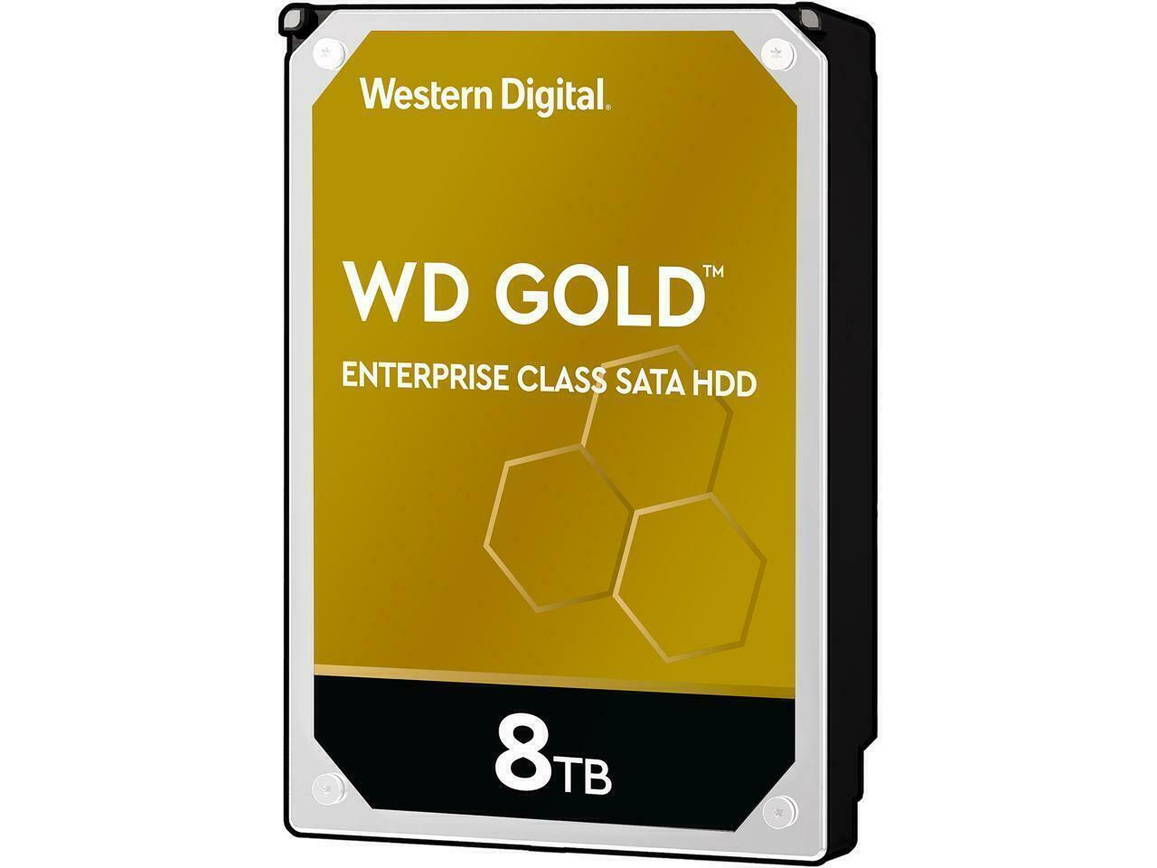 *Near Mint* Western Digital WD Gold HDD WD8004FRYZ 8TB w/ 256MB Cache 7200rpm