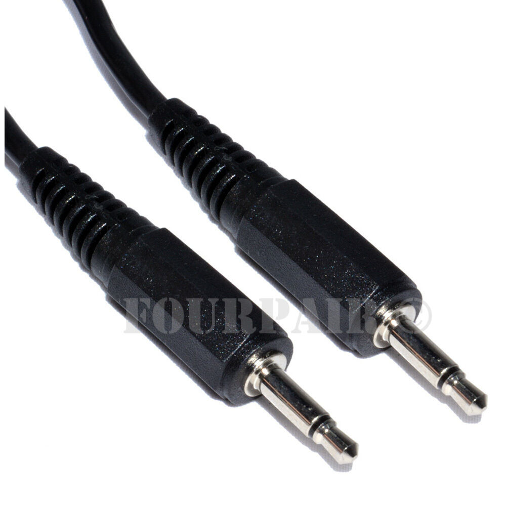6ft - 3.5mm Male to Male Mono Audio Patch Cable Cord 1/8\