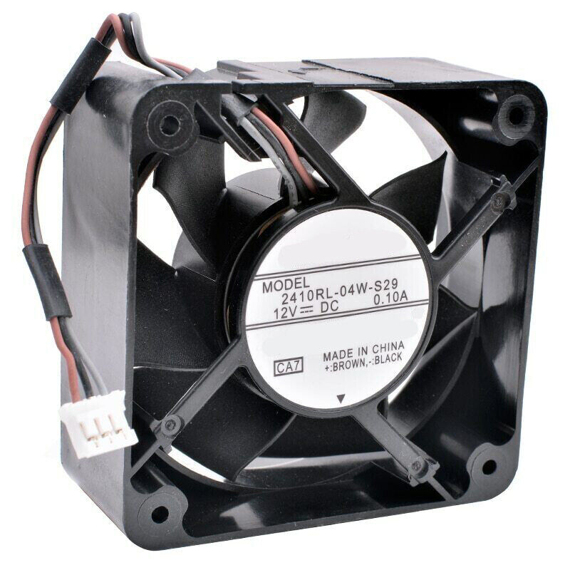 2410RL-04W-S29 6cm 6025 60x60x25mm DC12V 0.10A Very quiet power cooling fan