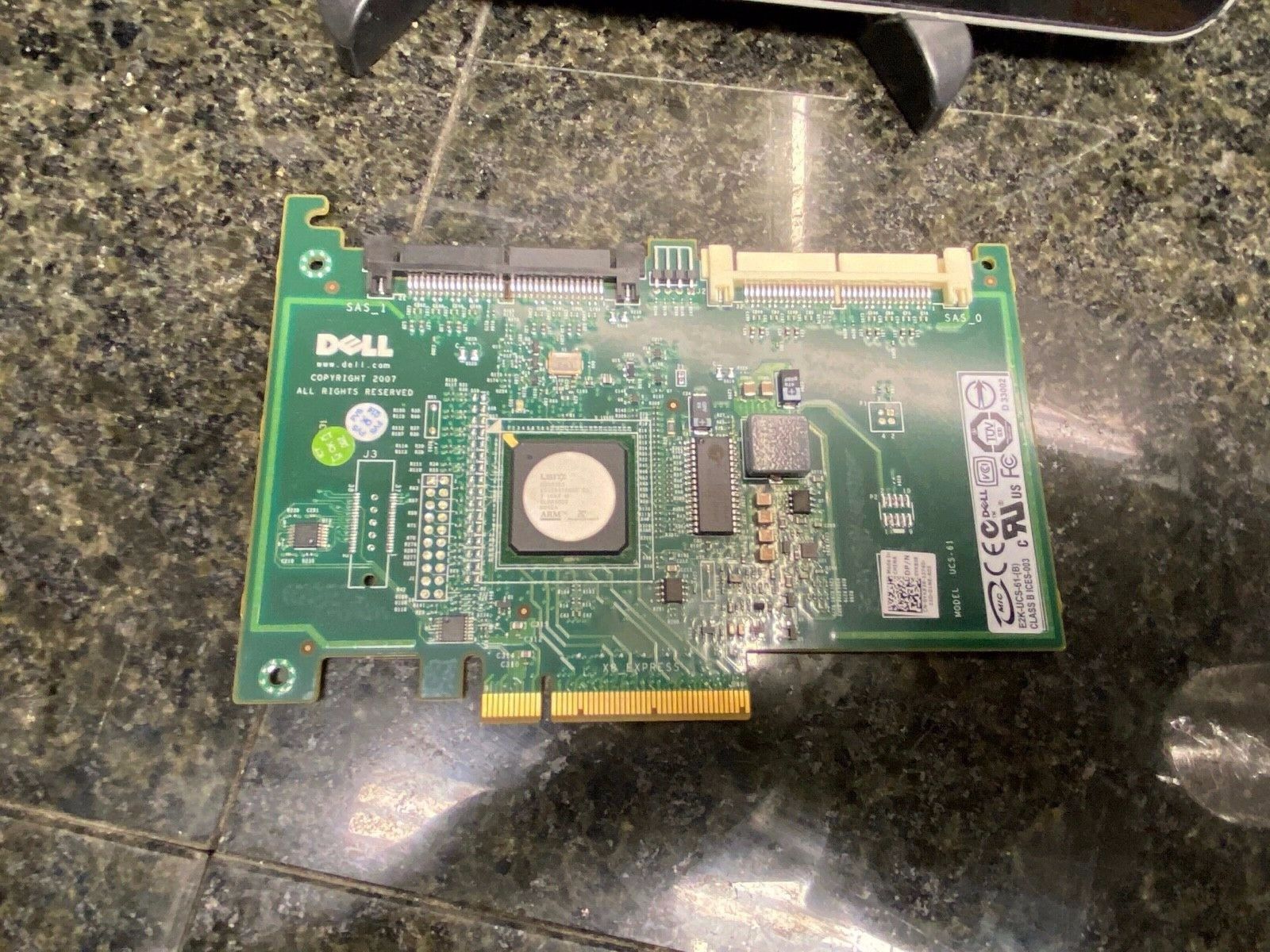 SAS Raid Controller Card PCIe X8 Dell 0U558P E2K-UCS-61-(B) PowerEdge T410