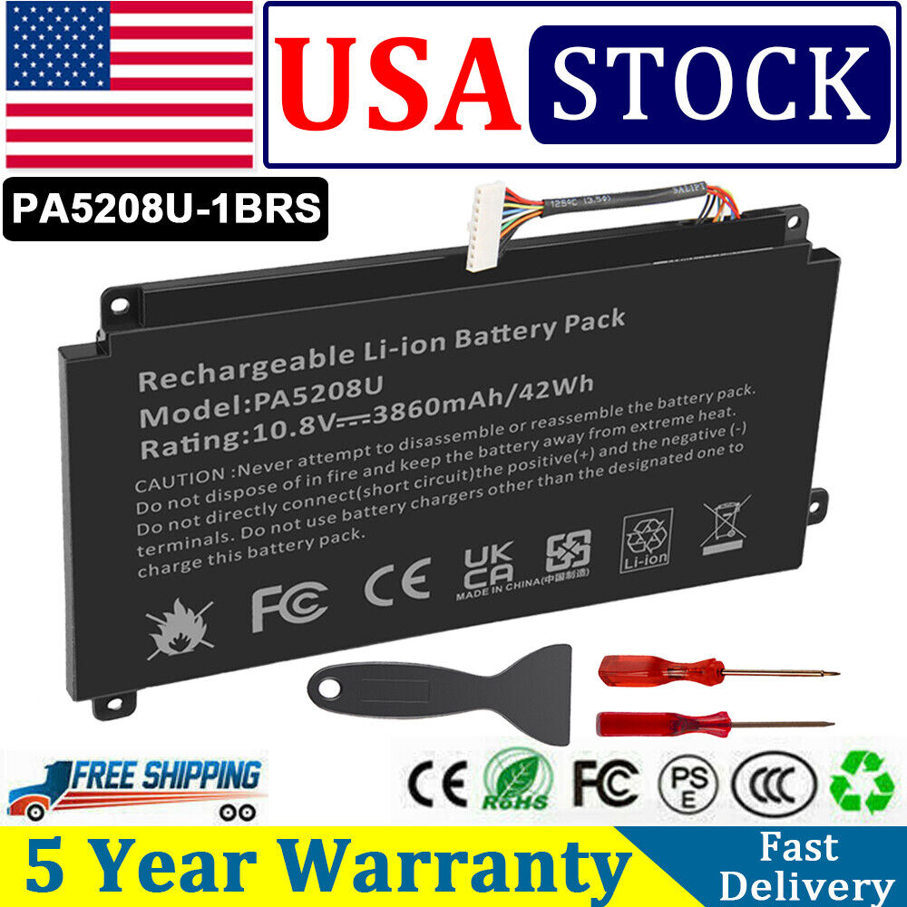 Battery for Toshiba Satellite E45W-C E45w-C4200x P50W-C P55W-C5200X P55w-c5208