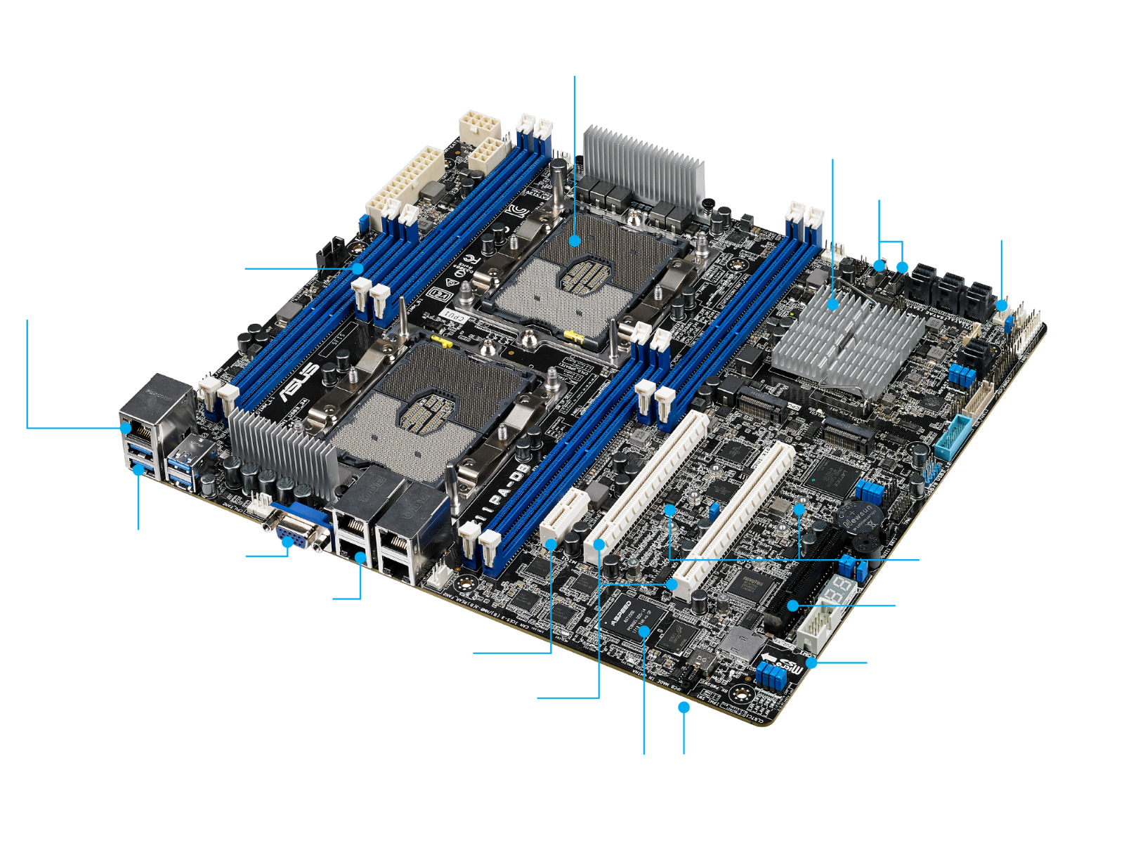 ASUS Z11PA-D8C CEB Server Motherboard Dual LGA 3647