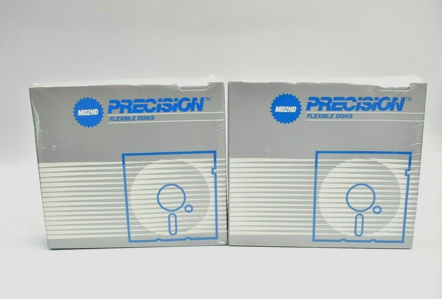 Lot of 2 New Sealed Precision Flexible Disks MD2HD (20 Disks Total)