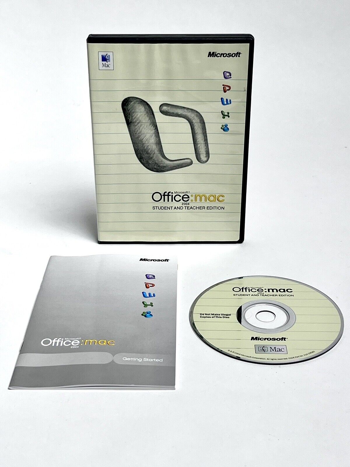 Microsoft Office Mac Student And Teacher Edition 2004 Word Powerpoint Excel