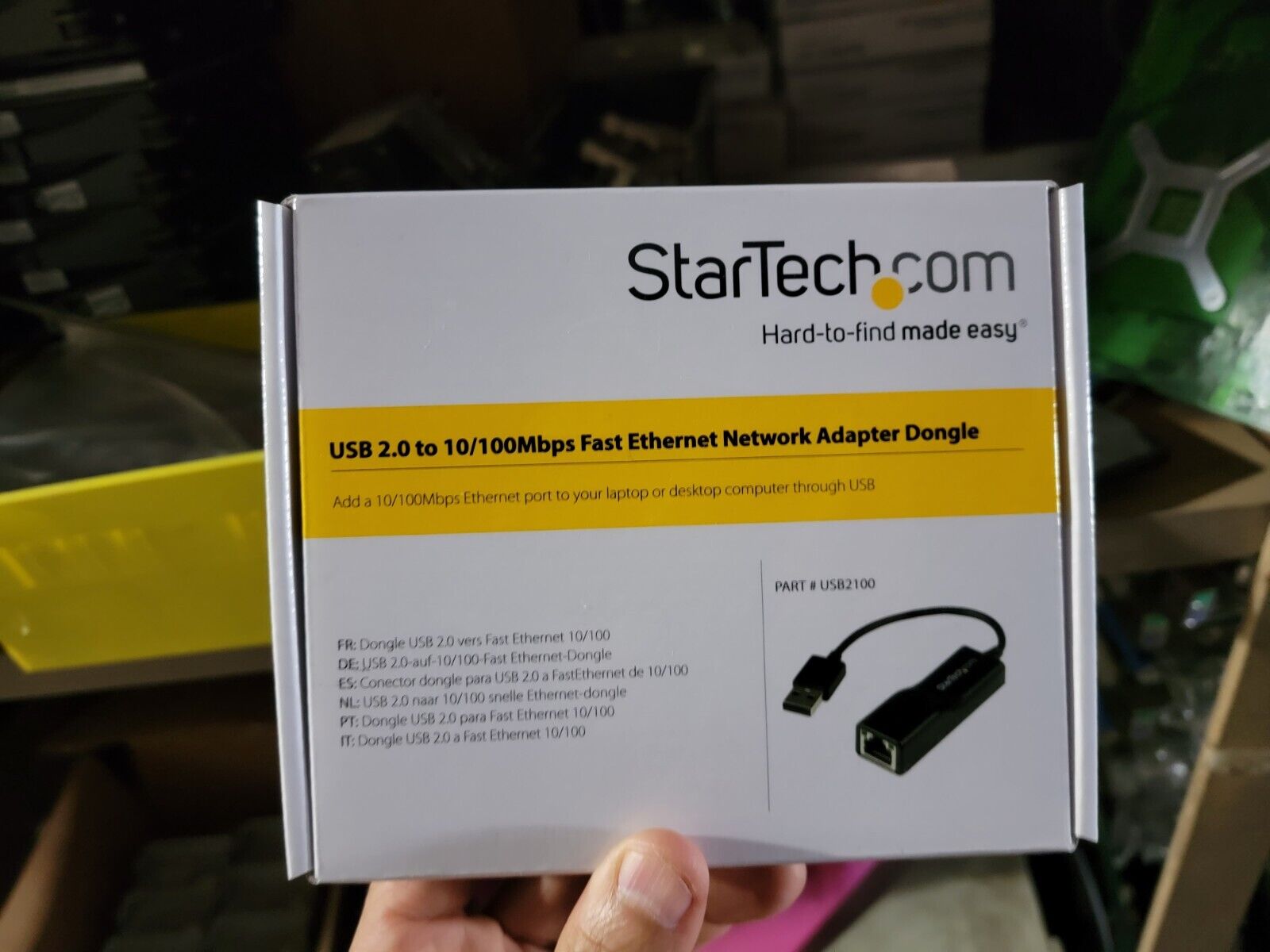 Startech USB2100 USB 2.0 to 10/100 Mbps Ethernet Network Adapter Dongle