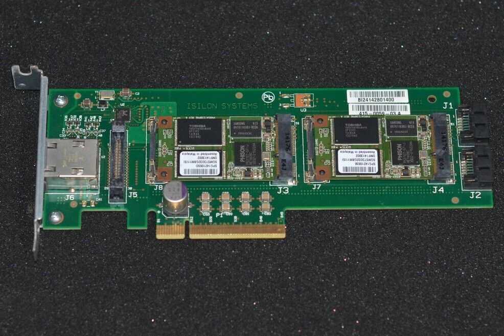 EMC Isilon 415-0059-03 X410 Dual 32gb mSATA SSD PCIe Boot Drive Carrier Card