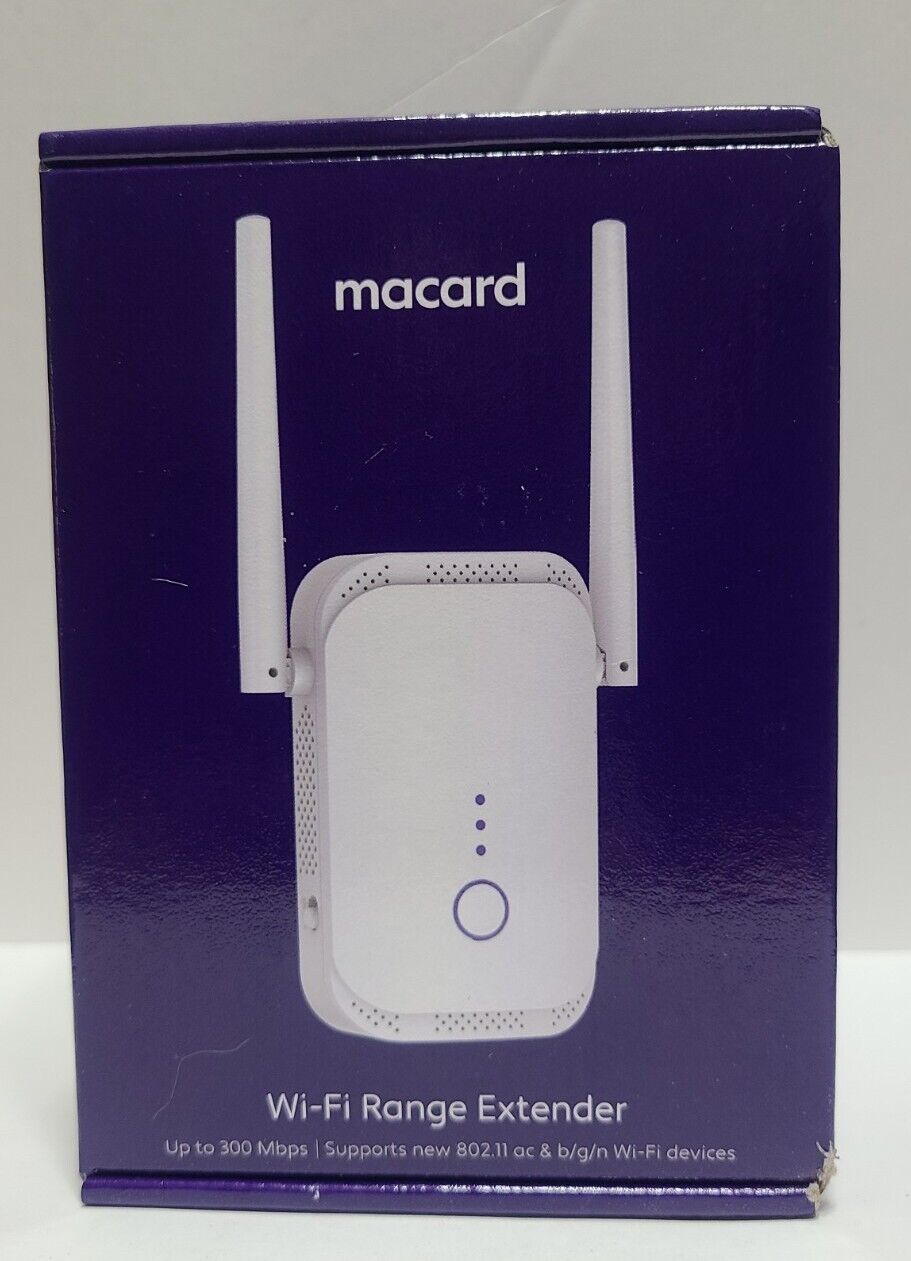 Macard WiFi Range Extender 300Mbps 2023 Model N300 New In Box