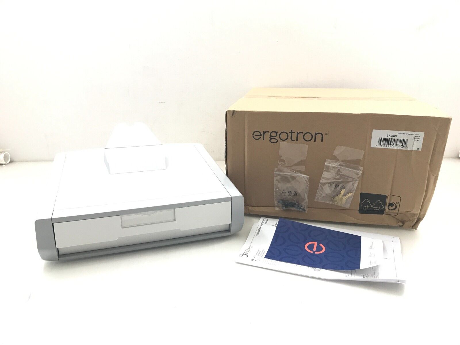 Ergotron StyleView Primary Storage Drawer, Single -Storage Box - (97-863)