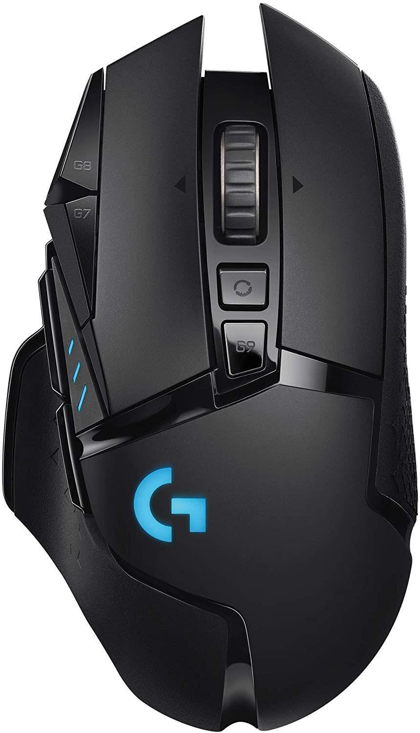 Logitech G502 Lightspeed Wireless Gaming Mouse with 25K Sensor - Black