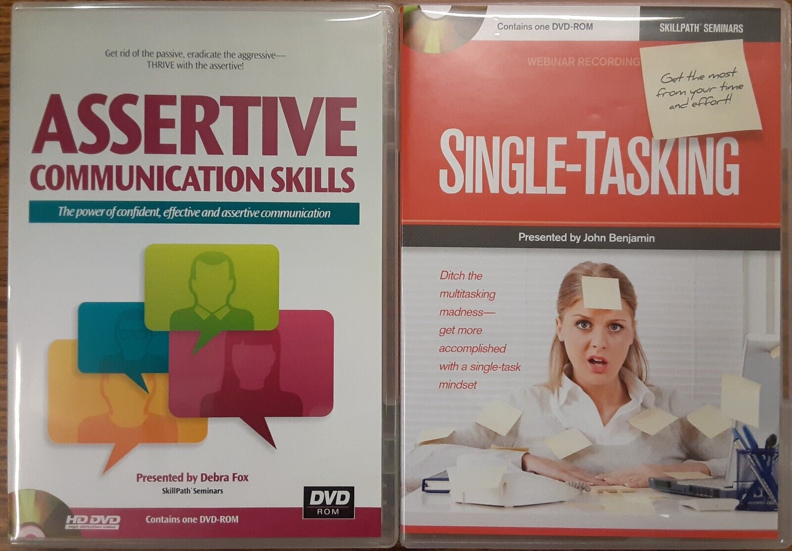 Single-Tasking and Assertive Communication Skills DVD Software.