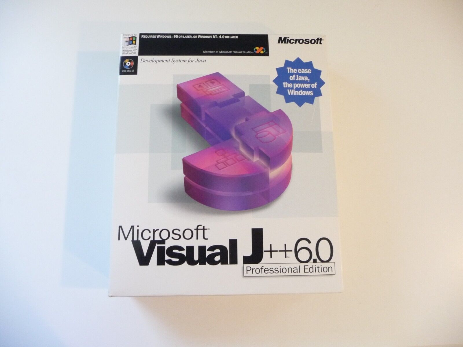 Microsoft Visual J++ 6.0 Professional Edition full vintage complete in the box