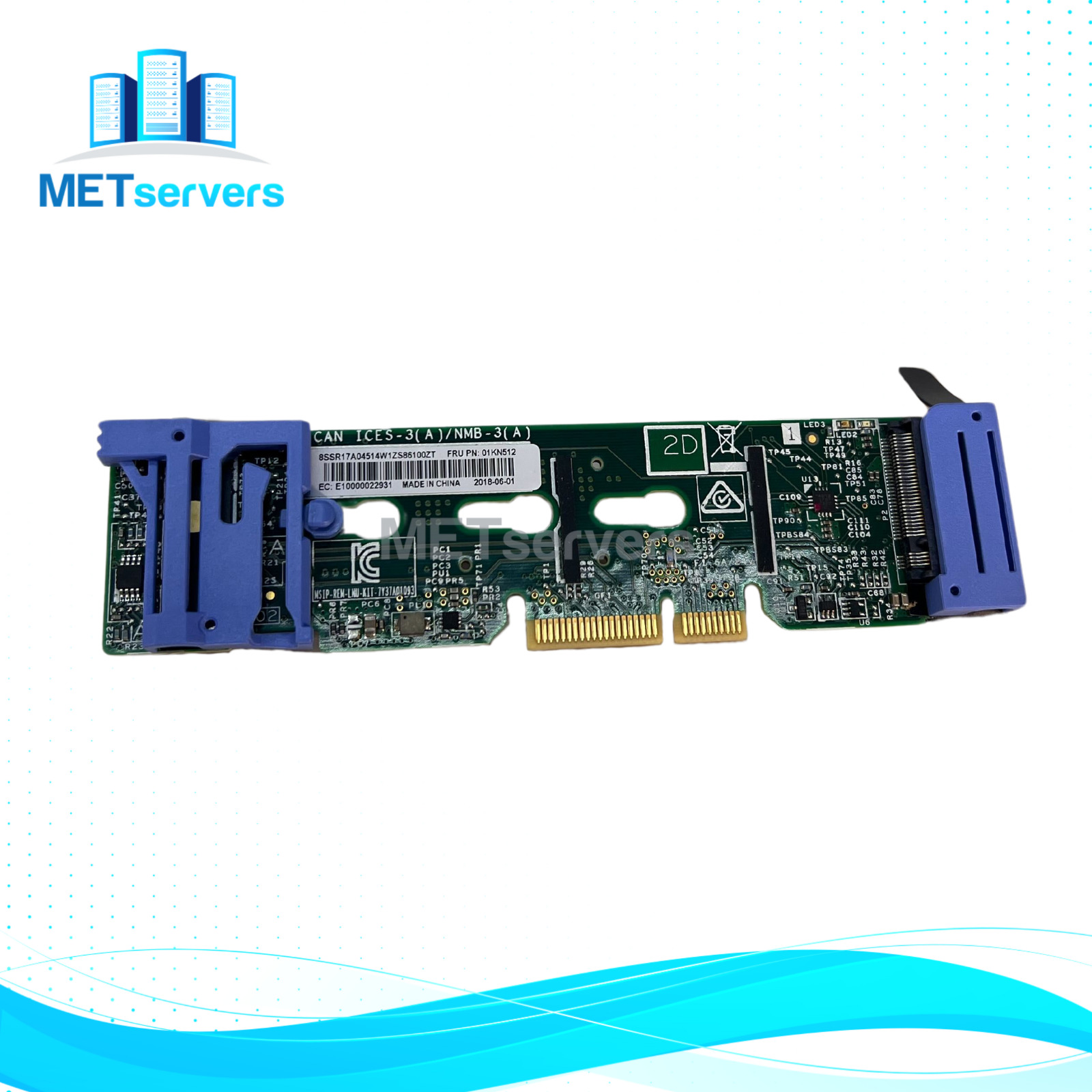 01KN512 Lenovo ThinkServer SD530 Dual M.2 SATA SSD Mirroring Enablement Kit 