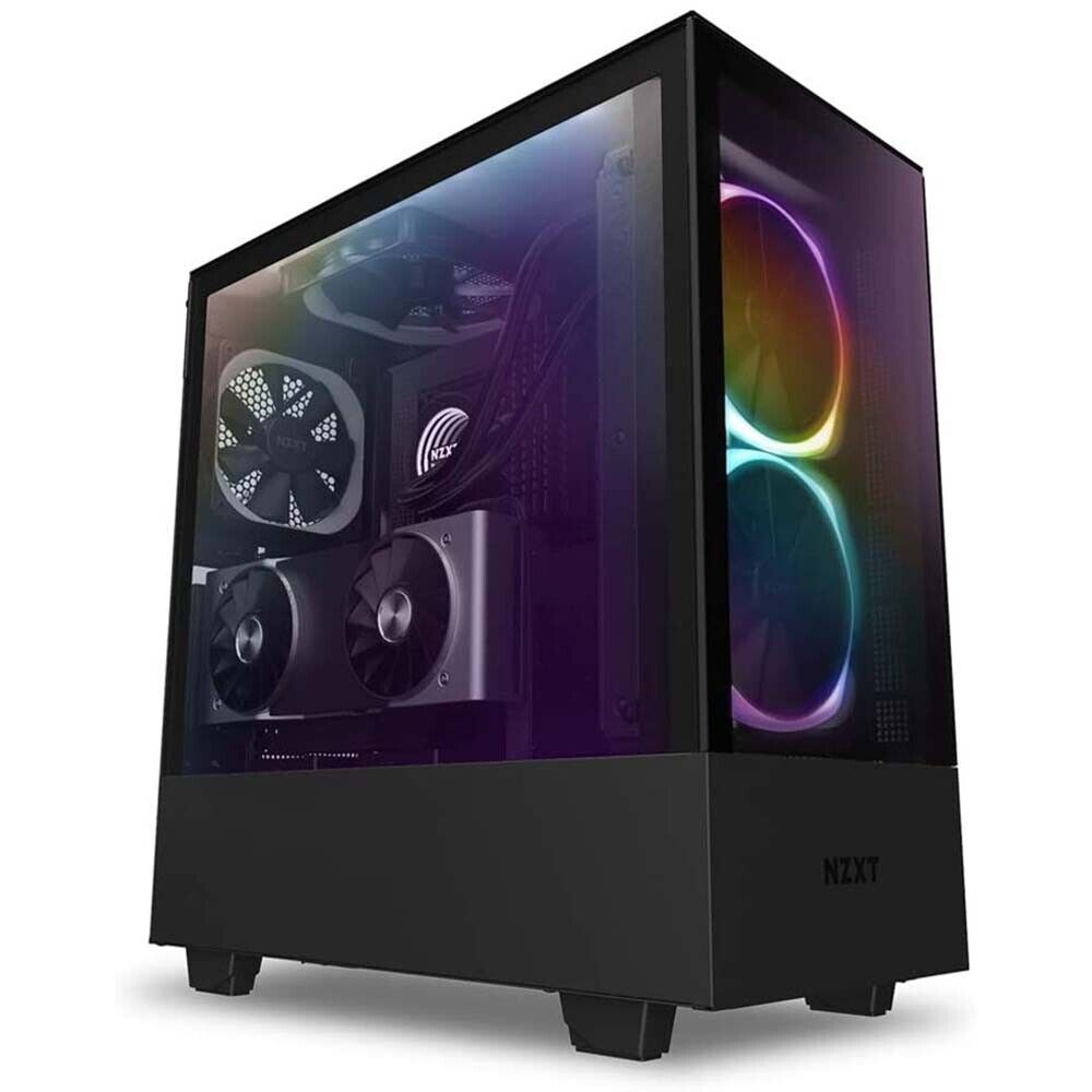 NZXT - H510 Elite Compact ATX Mid-Tower Case with Dual-Tempered Glass Black New