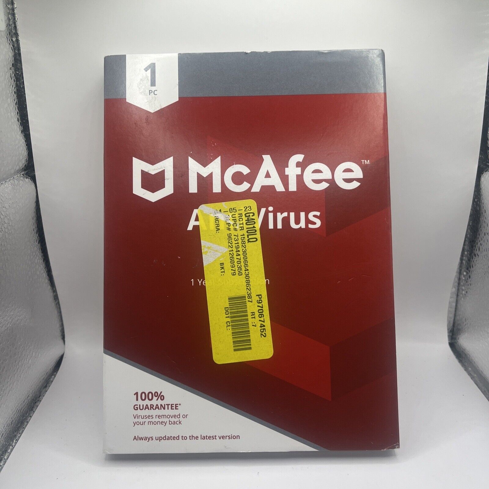 McAfee AntiVirus 1 PC 1 Year Always Updated to Latest Version NEW Sealed 9C