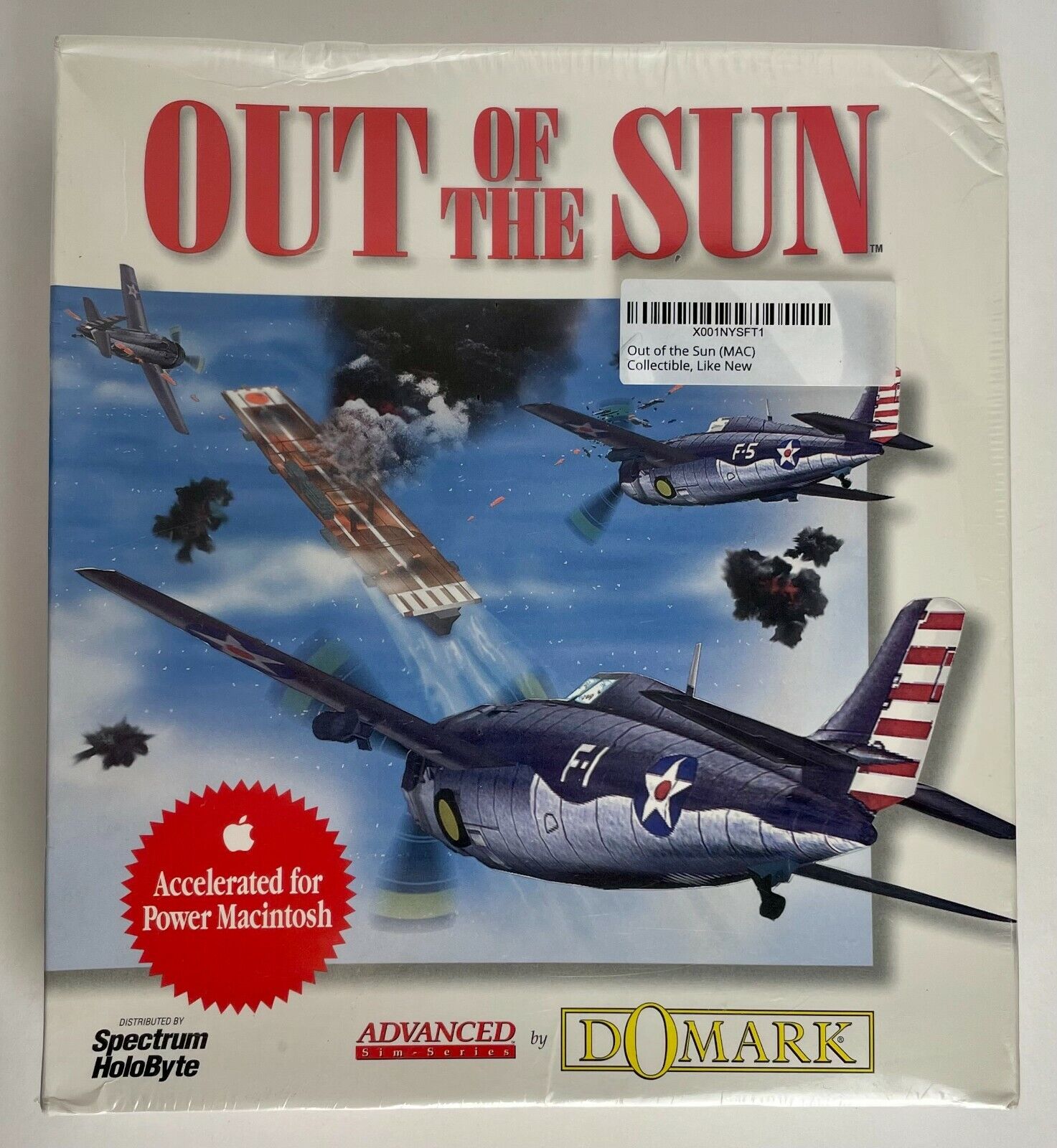 Out of The Sun by Domark for MAC ~ NEW/SEALED ~