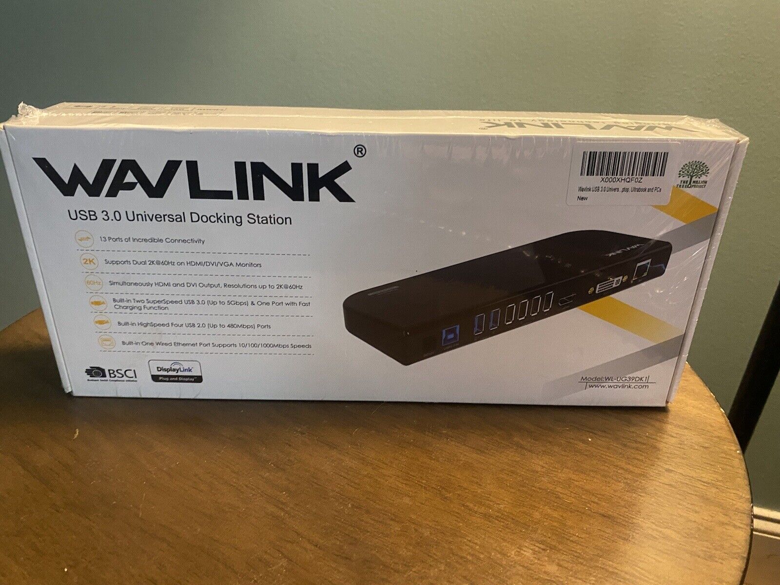 Wavlink WL-UG39DK1 Dual 2K USB 3.0 Universal Docking Station