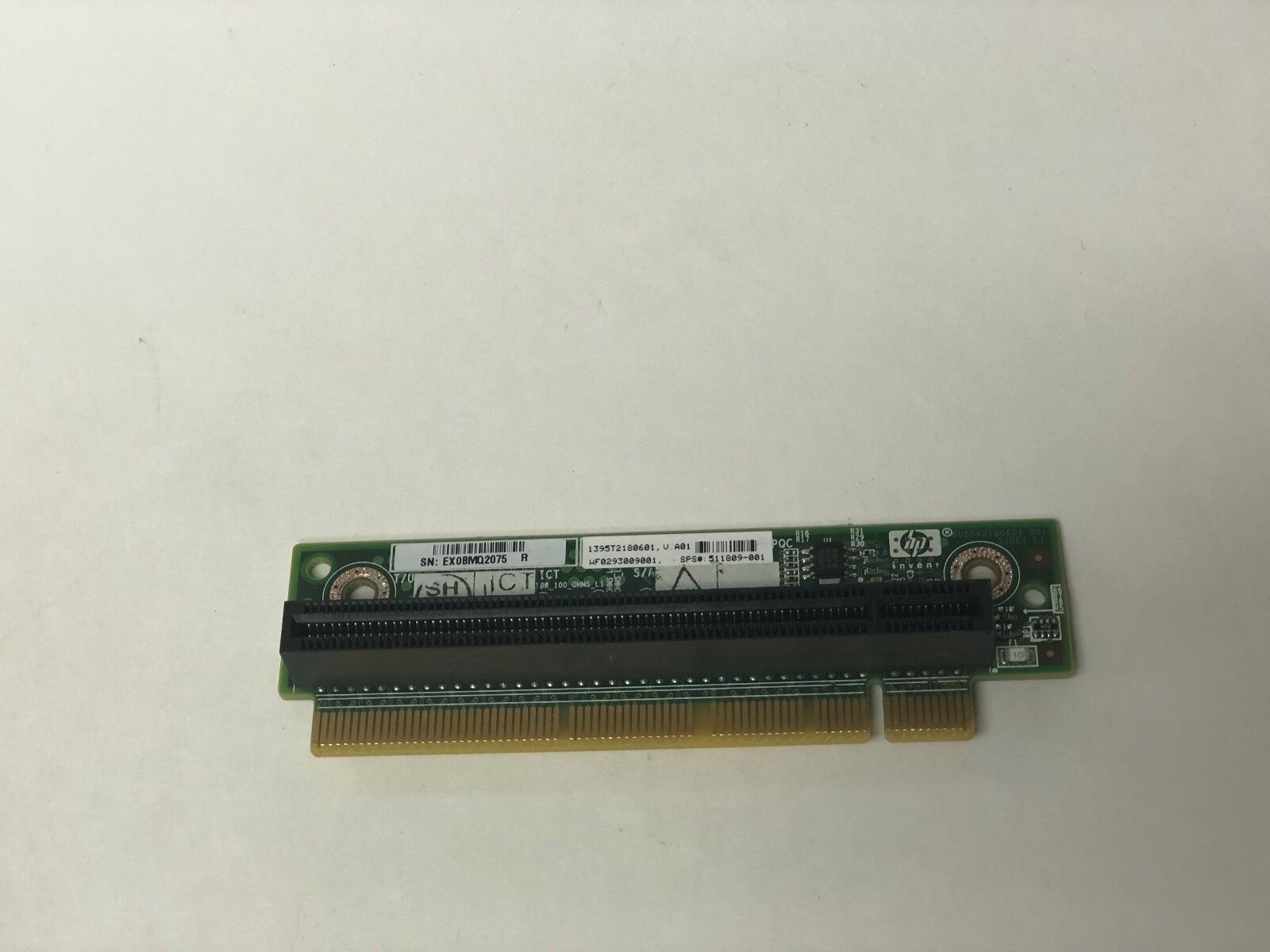 511809-001 HP PCI-Ex16 Riser Board for DL120 G6 G7 DL160 G6 DL320 490419-001