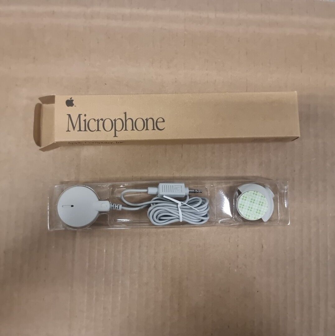 Vintage 1991 Apple Computer Inc Microphone 699-5103-A Computer Accessory