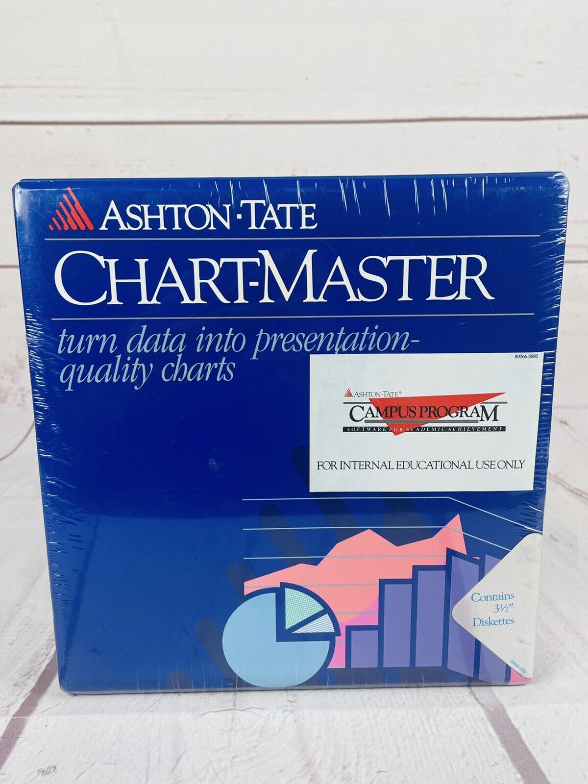 Vintage Original Ashton-Tate Chart-Master Version 6.21 Educational New Sealed