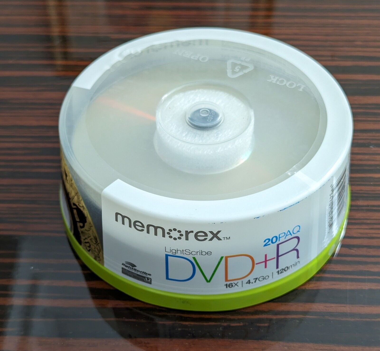 MEMOREX LIGHTSCRIBE DVD+R 20-Pack 4.7GB 16x 120 Min Recordable NEW SEALED