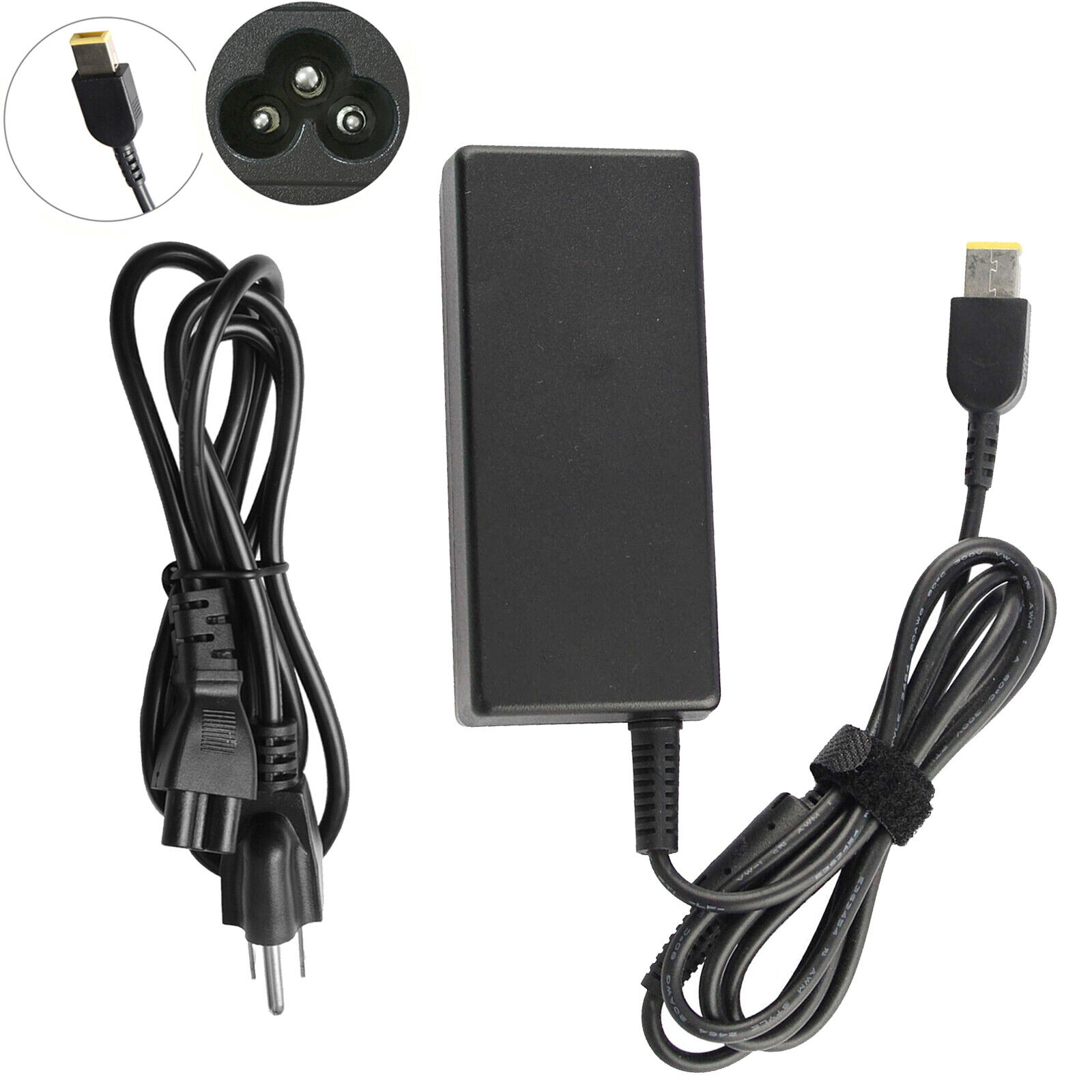 Laptop Power Supply Charger 65W 20V 3.25A Adapter for LenovoThinkPad IdeaPad IBM