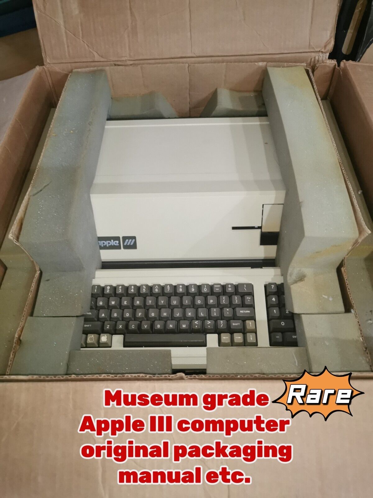 Apple III Computer/Museum grade/Working/original packaging/manual etc.