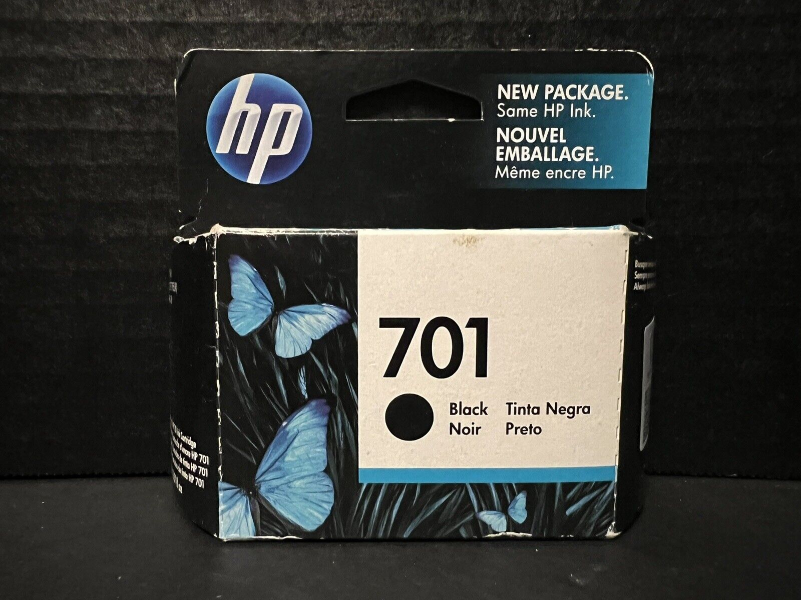 New Sealed HP 701  Black Ink Printer Cartridge Warranty Expired