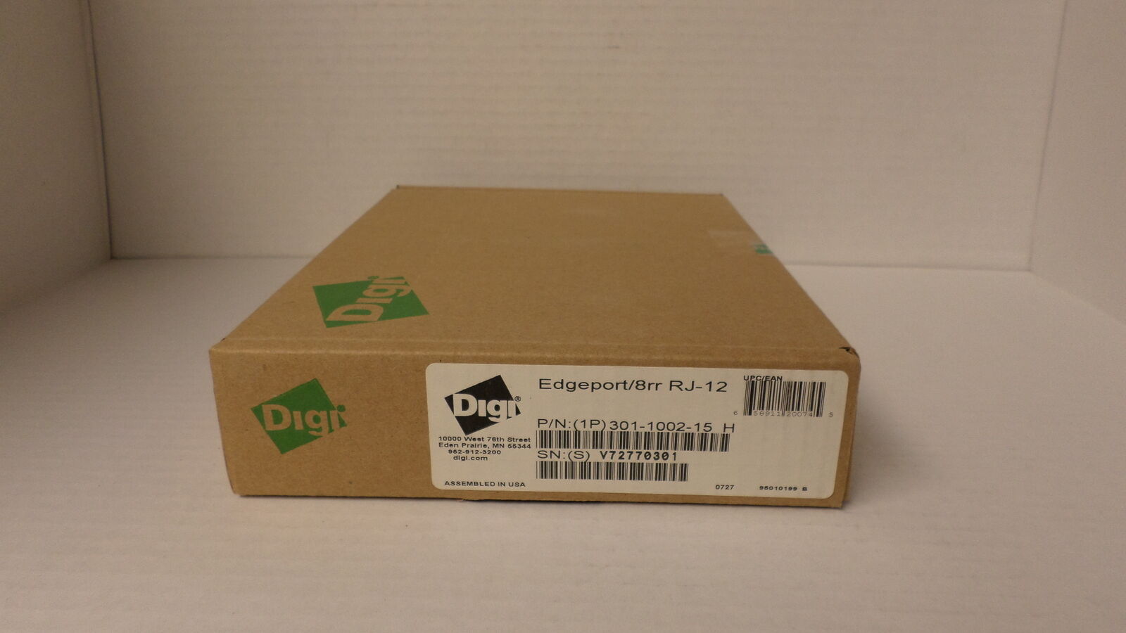 New Digi 50001292-01 Edgeport/8rr 8 Port RJ New Retail Boxed (12 Available)