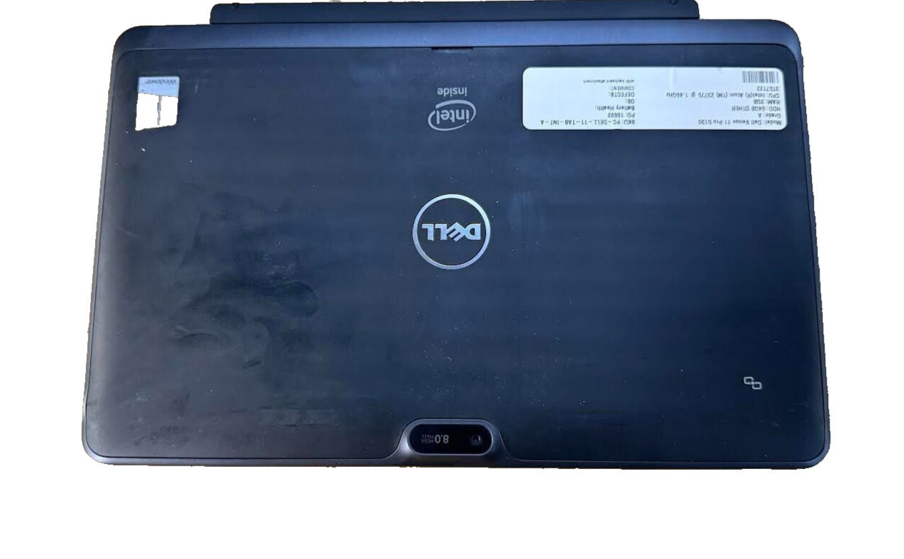Dell Venue 11 Pro 5130 Tablet Intel Z3775 @1.46GHz 2GB Ram 64GB - Bad Battery