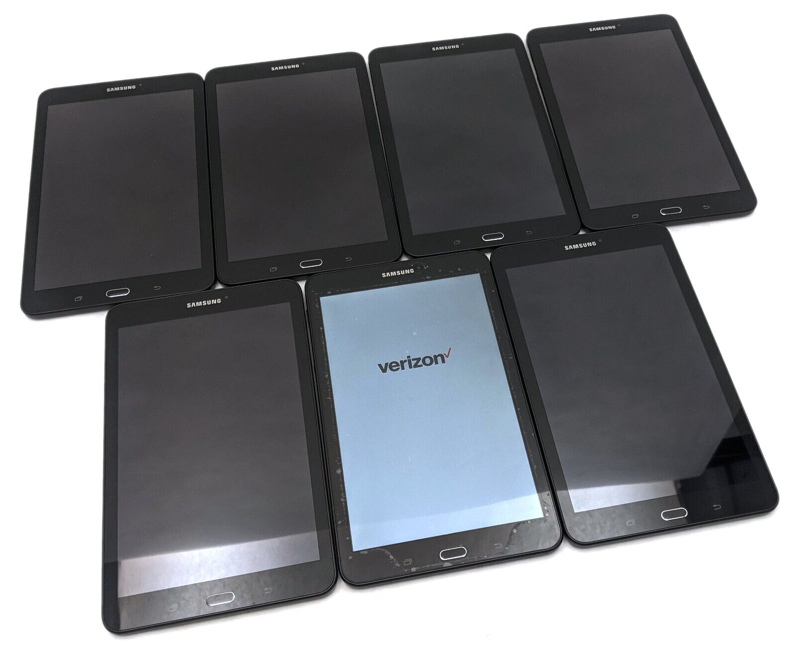 Lot of 7 Samsung Galaxy Tab E 8\