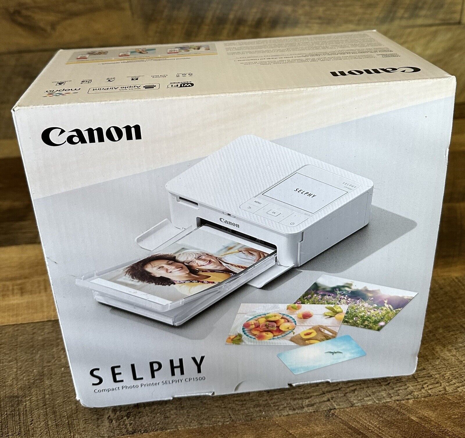 Canon Selphy CP1500 NIB Portable Photo Printer - White