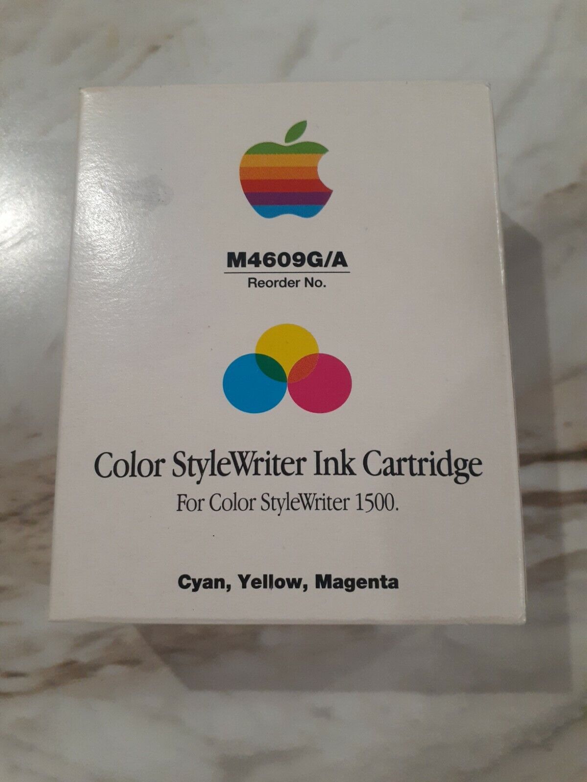 NOS Genuine Apple Color StyleWriter 1500 Color Ink Cartridge M4609G/A