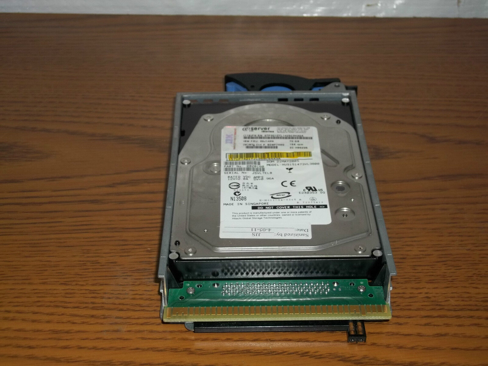 IBM iSeries Server 70GB Hard Disk Drive  39J1469 4327 eServer with Tray 15 KRPM