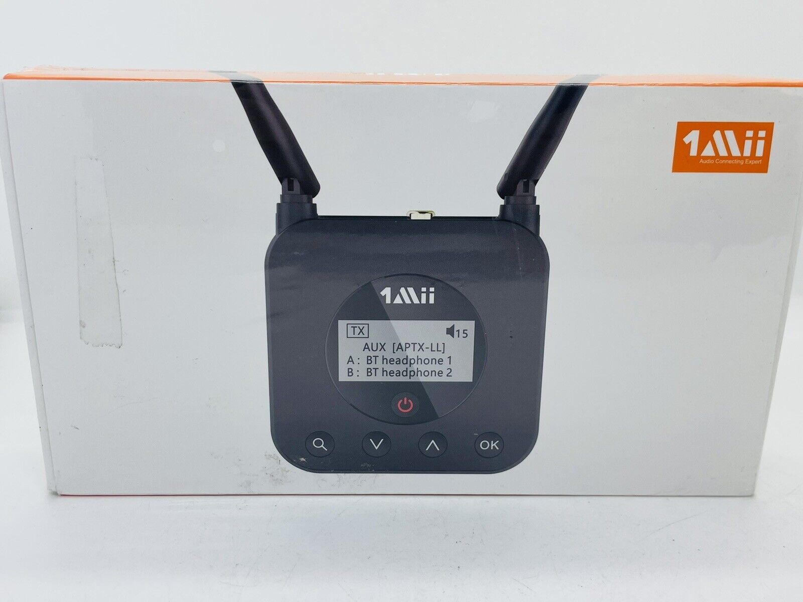 NEW 1Mii B06TX+ Long Range Bluetooth 5.2 Transmitter Tv/pc/projector To Wireless