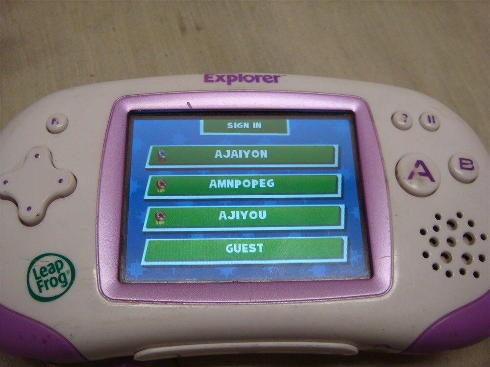 LeapFrog Leapster Explorer Touch Learning Game System With Tangled Game