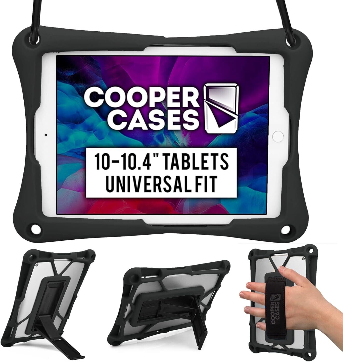 NEW Cooper Trooper Rugged Universal 10-inch Tablet Case, 10.1, 10.2, and 10.4-in