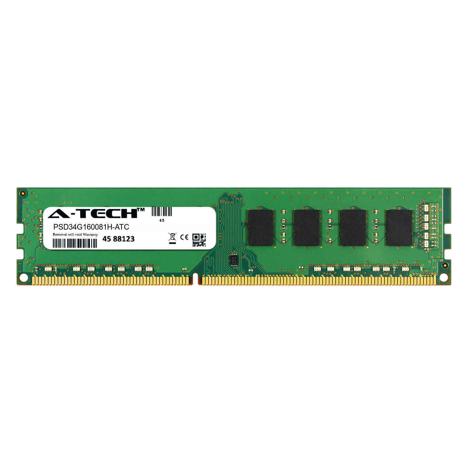 4GB DDR3 PC3-12800 1600 MHz DIMM (Patriot PSD34G160081H Equivalent) Memory RAM