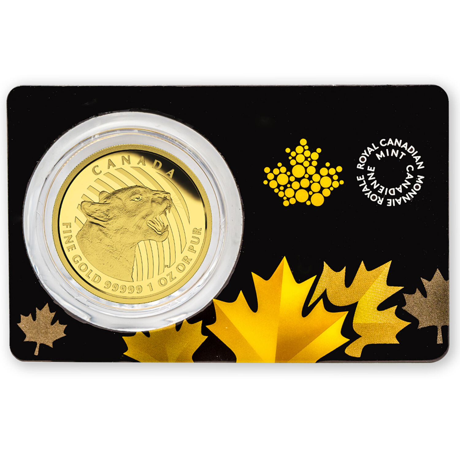 2015 Canada 1 oz Gold Growling Cougar .99999 BU - SKU #87833
