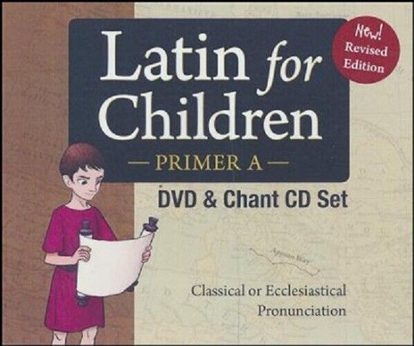 Latin For Children Primer Level A Set 8 DVDs + Chant CDs - Dr Christopher Perrin