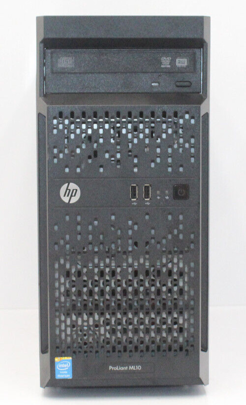 HP Proliant ML10 Pentium G2130 @ 3.2 GHz 3rd Gen 240 GB SSD 16 GB RAM