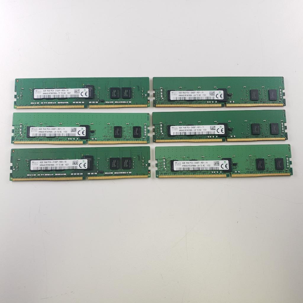 SK Hynix 24GB (6x4GB) DDR4 2133P ECC Registered Server Memory HMA451R7MFR8N