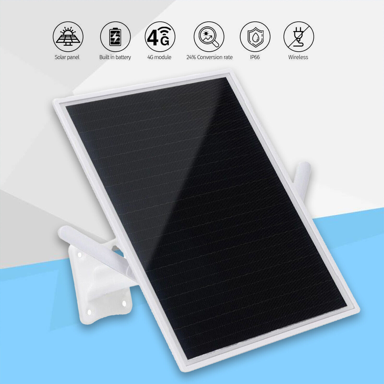 15W Solar Panels Powered 4G Wireless WiFi For Outdoor Security Camera 8 DeviceCy