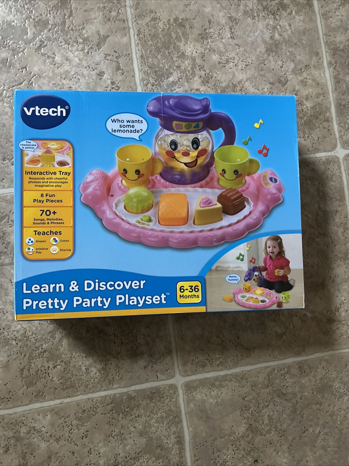 VTech Learn & Discover Pretty Tea Party Children\'s Girl Boy Toy Playset  NEW